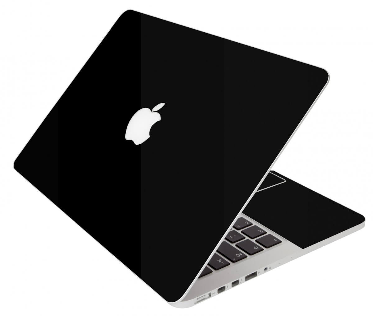 Black Apple Macbook Pro 17 A1151 Laptop Skin