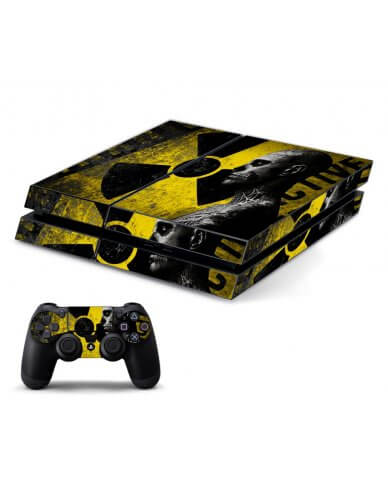 BIOHAZARD ZOMBIE PLAYSTATION 4 GAME CONSOLE SKIN