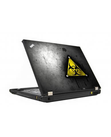 Black Caution IBM Lenovo ThinkPad T430 Laptop Skin