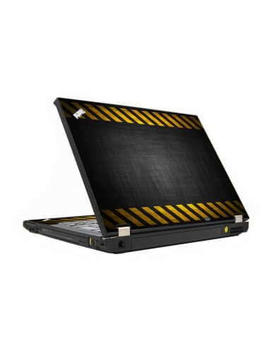 Black Caution Border IBM Lenovo ThinkPad T430 Laptop Skin