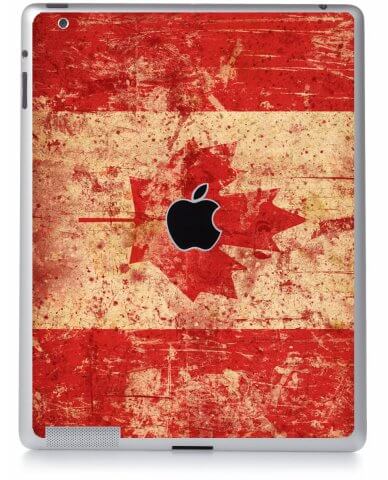 CANADIAN FLAG Apple iPad 2 A1395 SKIN