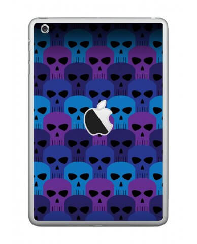 BLUE SKULLS Apple iPad Mini A1432 SKIN