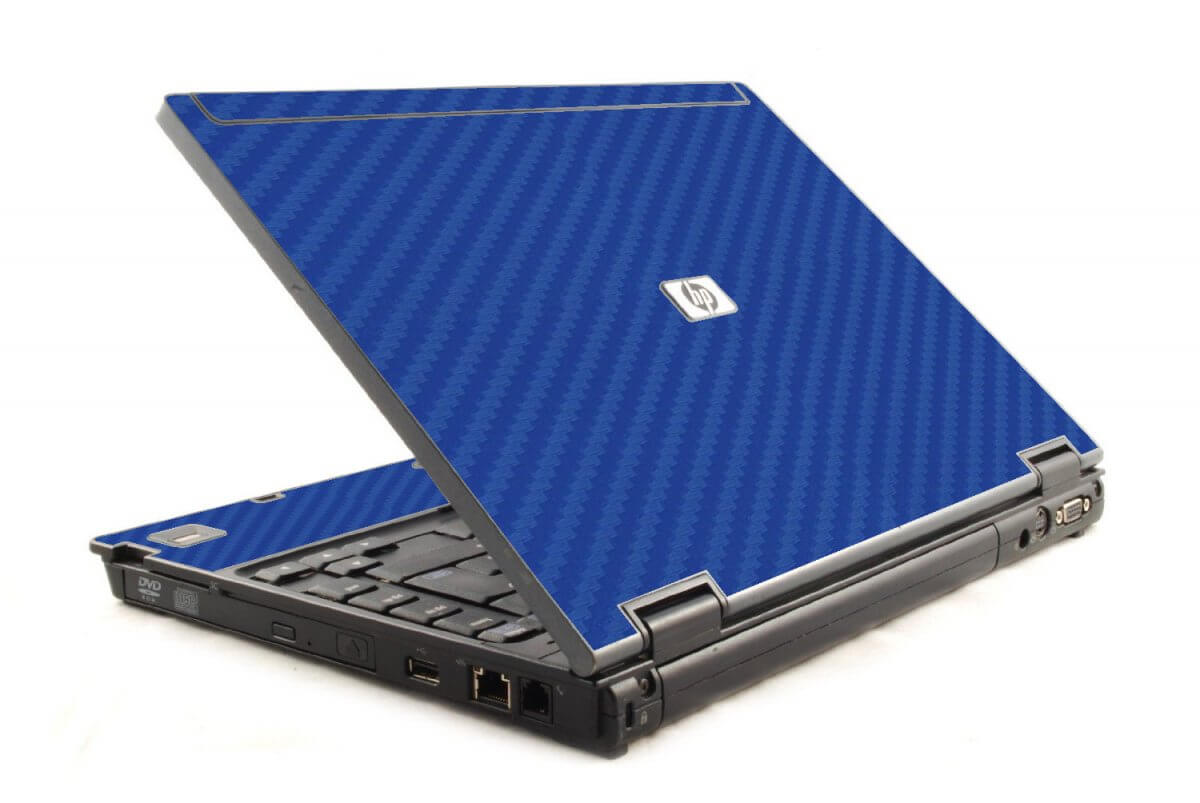 Blue Carbon Fiber HP Compaq 6910P Laptop Skin