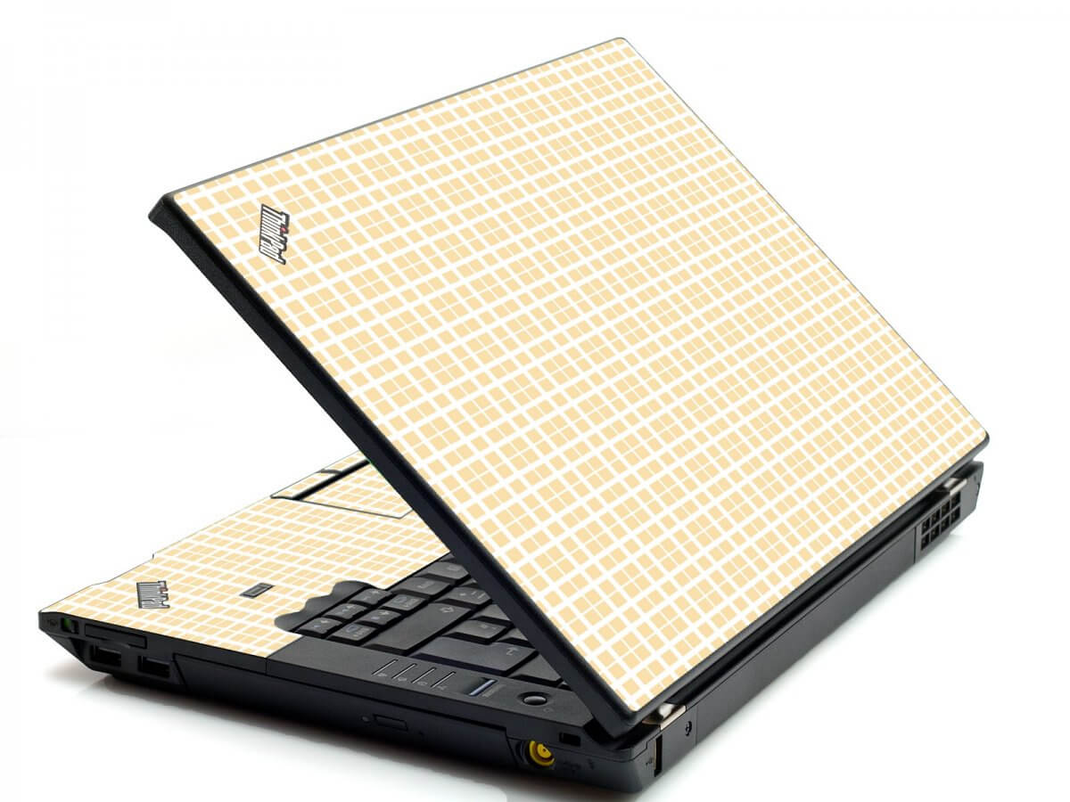 Warm Plaid IBM L412 Laptop Skin