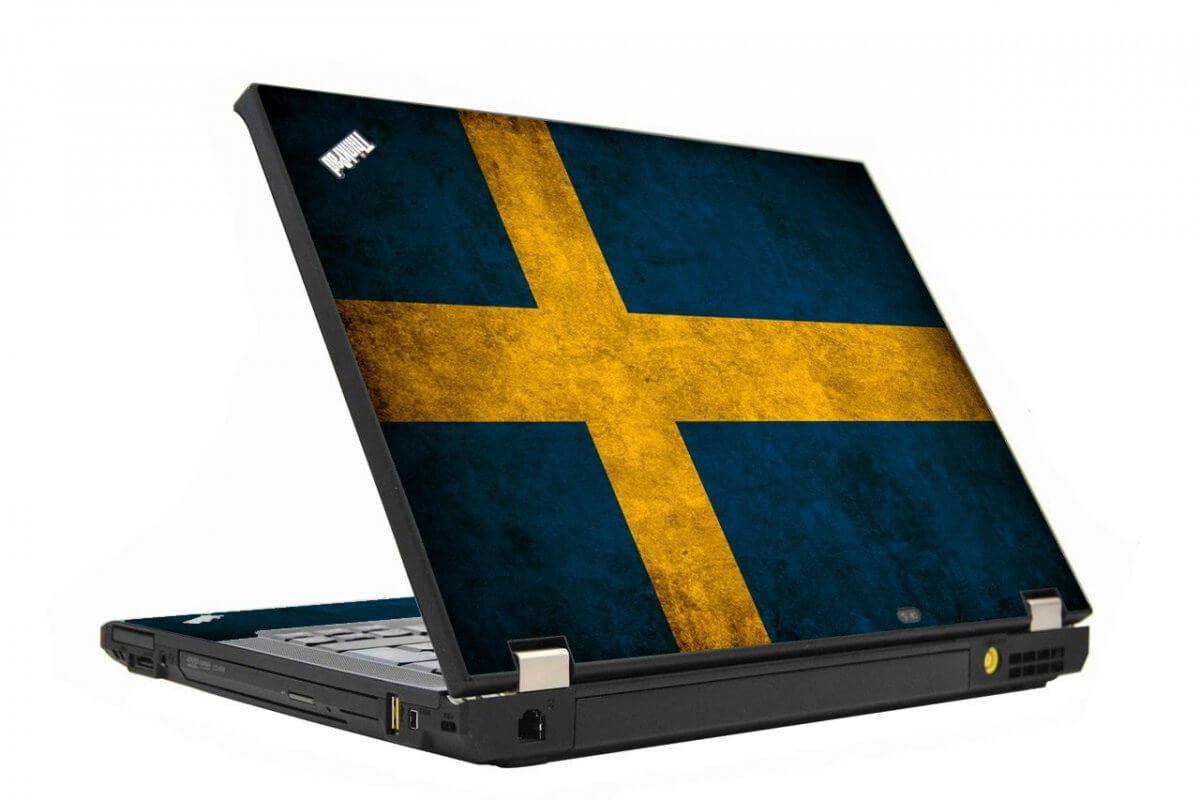 Swedish Flag IBM Lenovo ThinkPad T430s Laptop Skin