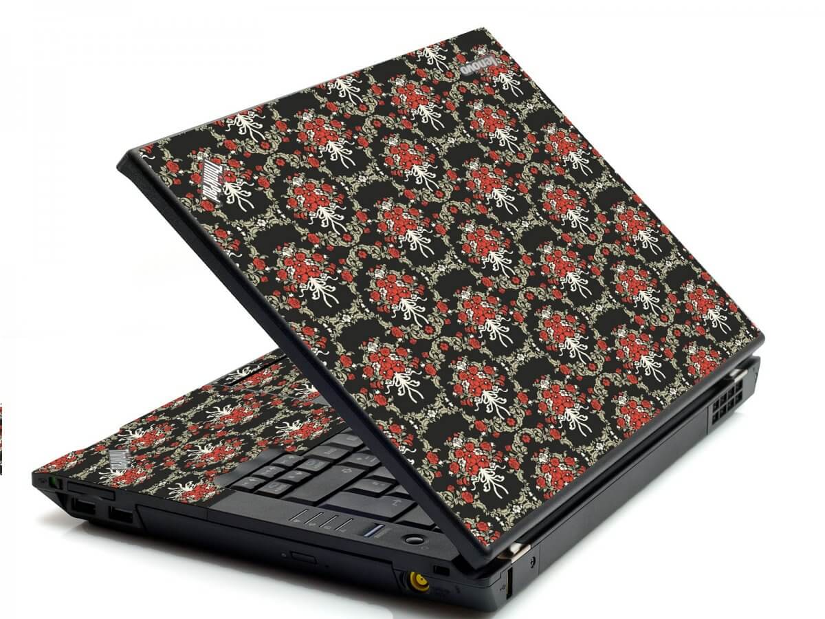 Flower Black Versailles IBM T420 Laptop Skin