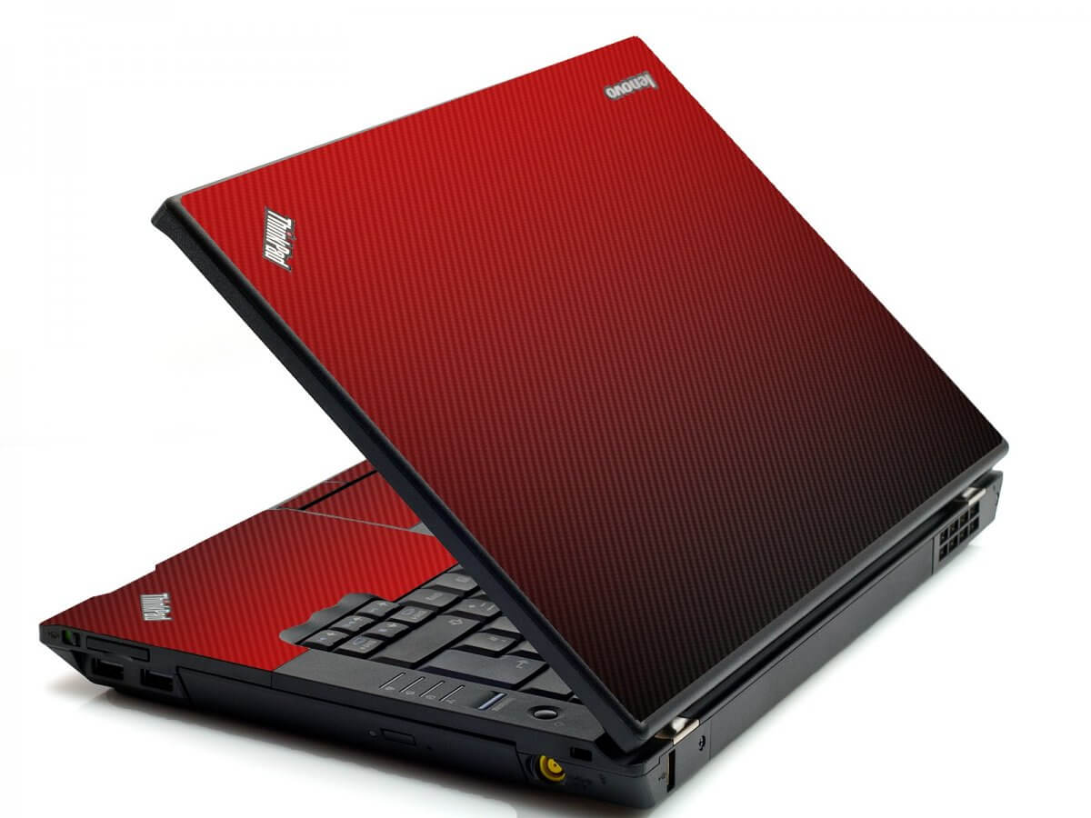 Red Carbon Fiber IBM Lenovo ThinkPad T420s Laptop Skin