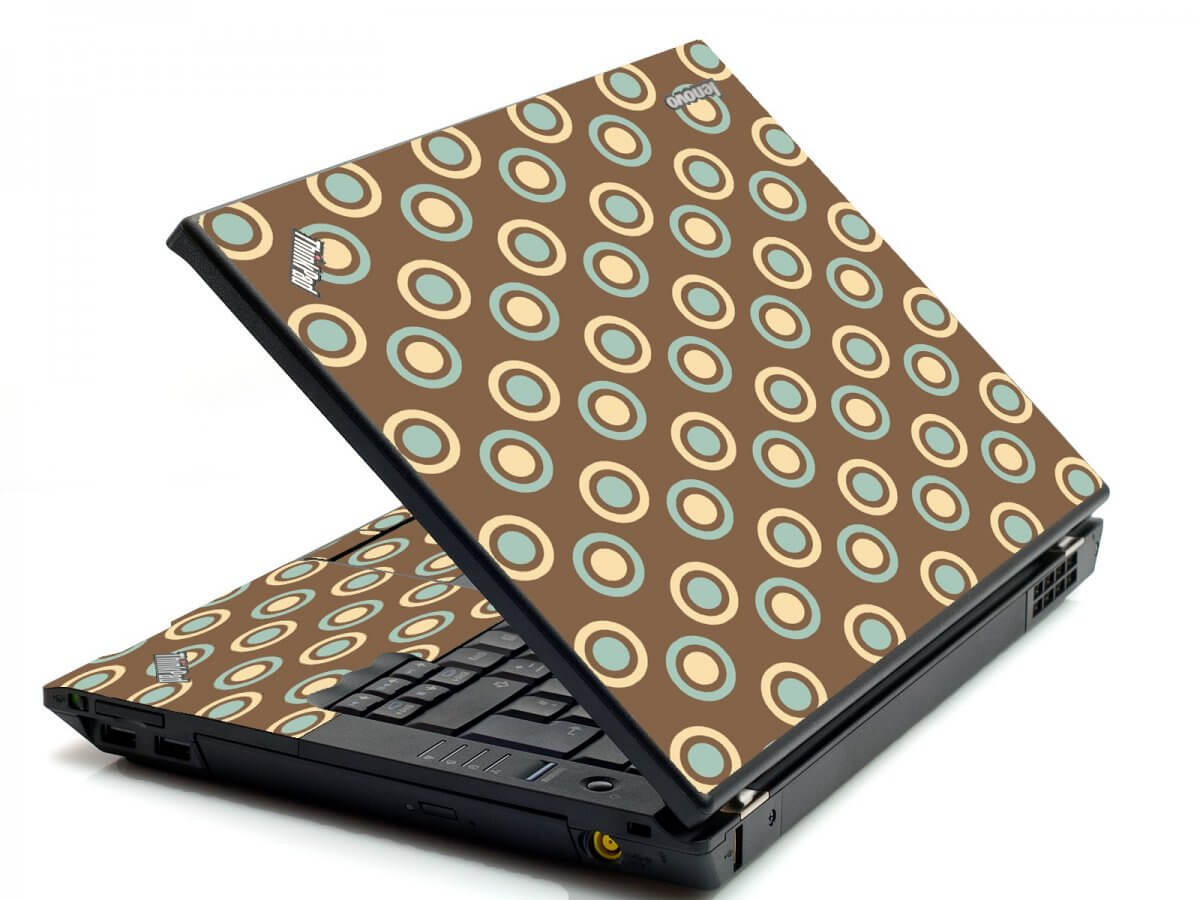 Retro Polka Dot IBM Lenovo ThinkPad T420s Laptop Skin