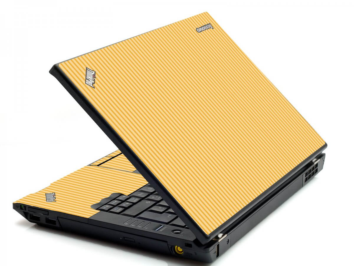 Warm Stripes IBM Lenovo ThinkPad T420s Laptop Skin